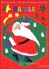 prezzi Natale Decorazioni con ologrammi adesivi Babbo Natale