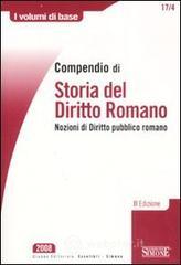 Confronta prezzi Compendio di storia del diritto romano. nozioni di diritto pubblico romano