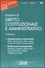 Confronta prezzi Elementi di diritto costituzionale e amministrativo