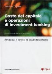 prezzi Costo del capitale e operazioni di investment banking Strumenti e metodi di analisi finanziaria