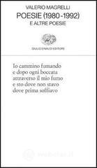 prezzi Poesie 1980 1992 e altre poesie