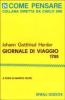 Giornale di viaggio 1769