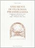 Strumenti di filologia pirandelliana. Complemento all'edizione critica delle �Novelle per un anno�. Saggi e bibliografia della critica
