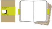 Moleskine. Quaderni a pagine bianche - set da 3 pezzi kraft