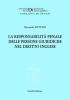 La responsabilit� penale delle persone giuridiche nel diritto inglese