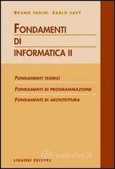 prezzi Fondamenti di informatica Fondamenti teorici fondamenti di programmazione fondamenti di architettura