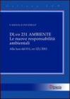 D.L.vo 231 Ambiente. Le nuove responsabilit� ambientali