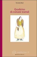 prezzi Quaderno di costumi teatrali