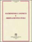 Matrimonio canonico e orientamento civile