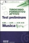 Tirocinio formativo attivo. Test preliminare. A-28 (ex 31), A-29 (ex 32), A-30, A-22