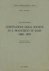 Costituzioni della Societ� di S. Francesco di Sales (1858-1875)