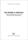 Da plebe a popolo. L'educazione popolare nei libri di scuola dall'unità d'Italia alla Repubblica Da plebe a popolo. L'educazione popolare nei libri di scuola dall'unità d'Italia alla Repubblica