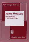 Metodi matematici per l'economia e le scienze sociali Metodi matematici per l'economia e le scienze sociali