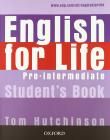English for life. Pre-intermediate. Multipack senza chiave. Student's book-Workbook. Con espansione online. Per le Scuole superiori. Con MultiROM