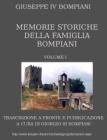 Memorie storiche della famiglia Bompiani vol.1
