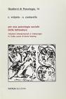 Per una psicologia sociale della letteratura