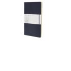 Moleskine large. Rubrica Volant copertina blu