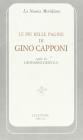 Le pi� belle pagine di Gino Capponi scelte da Giovanni Gentile