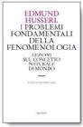 I problemi fondamentali della fenomenologia. Lezioni sul concetto naturale di mondo