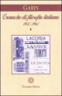 Cronache di filosofia italiana (1900-1960) vol.1