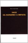 Saggi sul risparmio e l'imposta