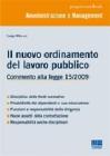 Il nuovo ordinamento nel lavoro pubblico