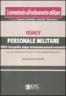Commentario all'ordinamento militare vol.4.2