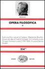 Opera filosofica vol.2