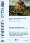 Il confronto letterario. Quaderni del Dipartimento di lingue e letterature straniere moderne dell'Universit� di Pavia vol.52