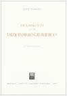 Frammenti di un dizionario giuridico