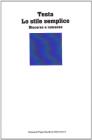 Lo stile semplice. Discorso e romanzo