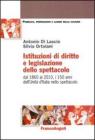 Istituzioni di diritto e legislazione dello spettacolo. Dal 1860 al 2010, i 150 anni dell'Unità d'Italia nello spettacolo Istituzioni di diritto e legislazione dello spettacolo. Dal 1860 al 2010, i 150 anni dell'Unità d'Italia nello spettacolo