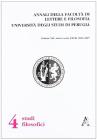Annali della facolt� di lettere e filosofia dell'Universit� degli Studi di Perugia. Nuova serie (2005-2007) vol.41