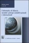 L' informativa di bilancio secondo i principi contabili nazionali e internazionali