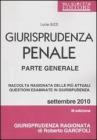 Giurisprudenza penale. Parte generale