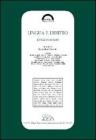 Lingua e diritto. Livelli di analisi Lingua e diritto. Livelli di analisi