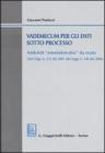 Vademecum per gli enti sotto processo. Addebiti �amministrativi� da da reato. Con CD-ROM