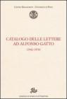Catalogo delle lettere ad Alfonso Gatto (1942-1970)