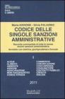 Codice delle singole sanzioni amministrative vol.1