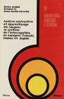 Analyse contrastive et apprentissage des langues: la syntaxe de l'interrogation en espagnol, fran�ais, italien et anglais