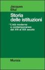Storia delle istituzioni vol.3