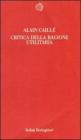 Critica della ragione utilitaria
