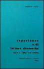 Esperienze di letture dantesche