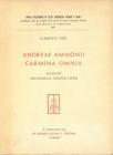 Andrea Ammonii Carmina omnia. Accedunt tres epistolae nondum editae