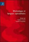 Rh�torique et langues sp�cialis�es