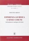Esperienza giuridica e senso comune. Sul fondamento ontologico del diritto