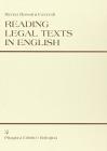 Reading legal texts in english
