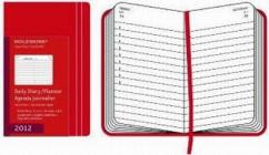 Moleskine 12 mesi - Daily Diary - Large - Copertina rigida rossa 2012