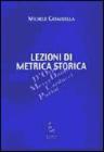 Lezioni di metrica storica