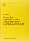 Appunti su teoria dei numeri, analisi di Fourier e distribuzione di punti